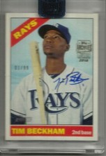 Tim Beckham 2018 Topps Archives Signature Series Autograph #01/99