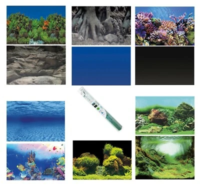 Superfish Deco Poster Aquarium Background Double Sided Pictures Fish Tank