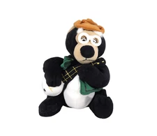 1990s Disney Critter Country 7" Bear Zeke Playing Banjo Mini Bean Bag Plush