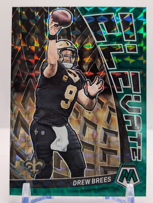 2023 Panini Mosaic - Elevate #E-DB Drew Brees Green Mosaic