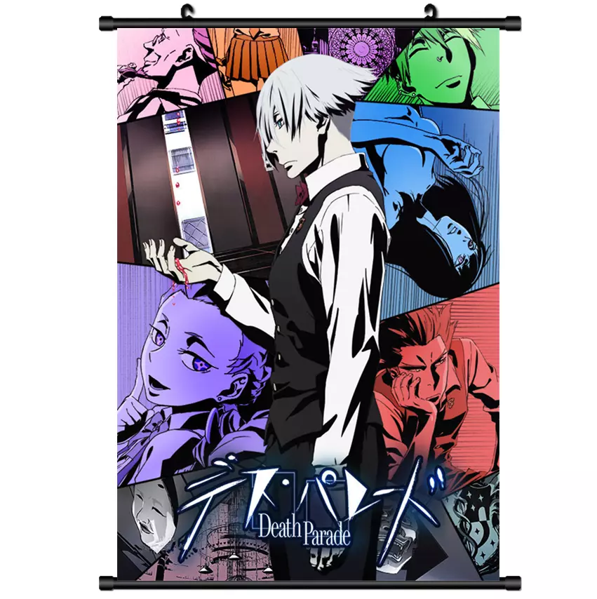 Death Parade Anime Wall Poster Scroll Home Decor Cosplay