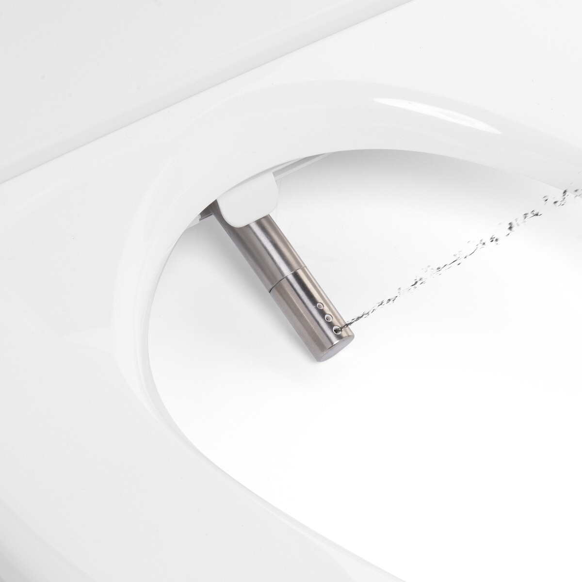 Siège De Toilette Bidet Brondell CL2200 Blanc Allongé - Open Box Neuf Avec Garantie