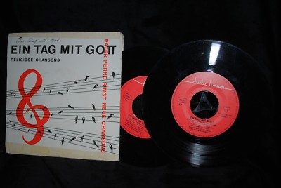 EIN TAG MIT GOTT Religious Chants Chanson 45 RECORD SET