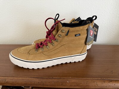 Vans Men's Sk8-Hi MTE-2 All Weather Boots Chipmunk Brown Marshmallow Size 13