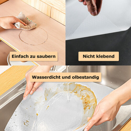 Schubladenmatte Anti Rutsch Folie Schrank Matte Schubladeneinlage Breite 45/60cm - Bild 6 von 12