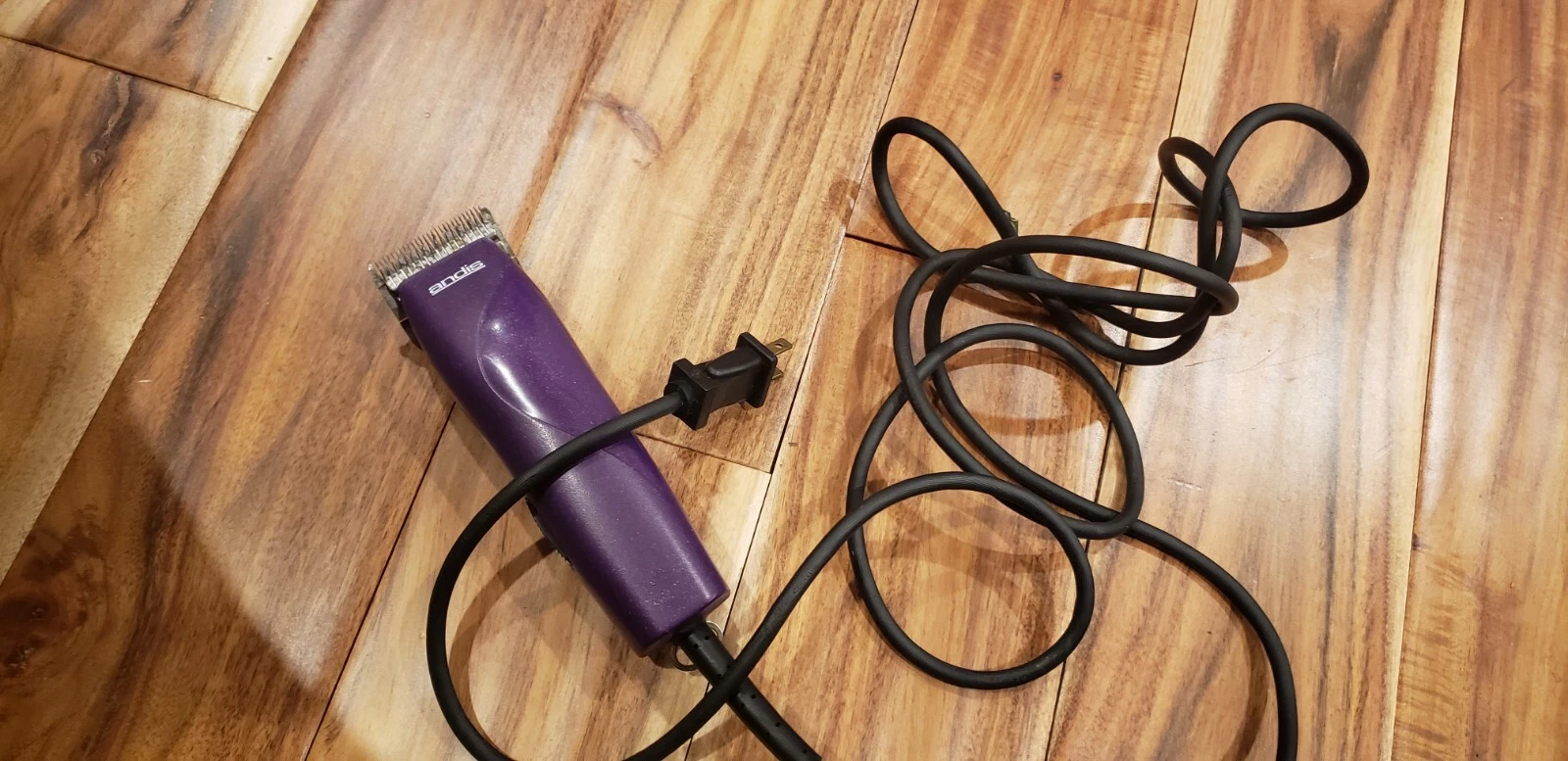 Andis Pro-Animal Pet Clippers MBG-2 W/ #10 Blade (NO COMBS) Tested Purple loc 2