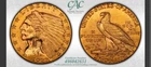 1927 INDIAN HEAD QUARTER EAGLE $2.5 GOLD CAC CACG MS62+  Plus
