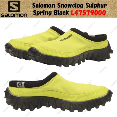 Salomon Snowclog Sulphur Spring Black L47579000 Men's Size | eBay