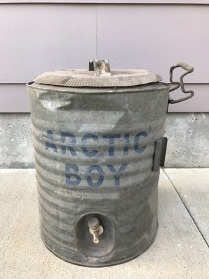 vintage arctic boy water cooler