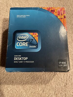 Intel Core i7 930 2.8GHz Quad-Core (BX80601930) Processor NEVER USED