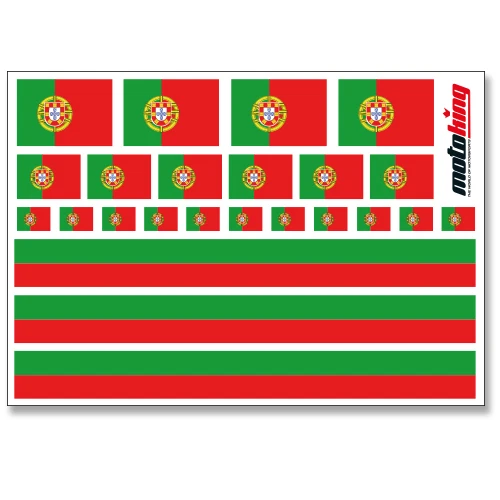 PORTUGAL AUFKLEBER | FLAGGEN STICKER | HELM FAHRRAD MODELLBAU BOBBYCAR AUTO