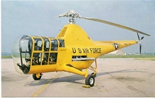 SIKORSKY YH-5A HELICOPTER Aviation Airplane Postcard 23018