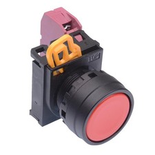 IDEC Red 22mm Momentary Push Button Switch NC IP65 YW1B-M1E01R