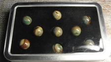 Tin of 9 Jabo 2007 Classics   the MOONLIGHT  marbles