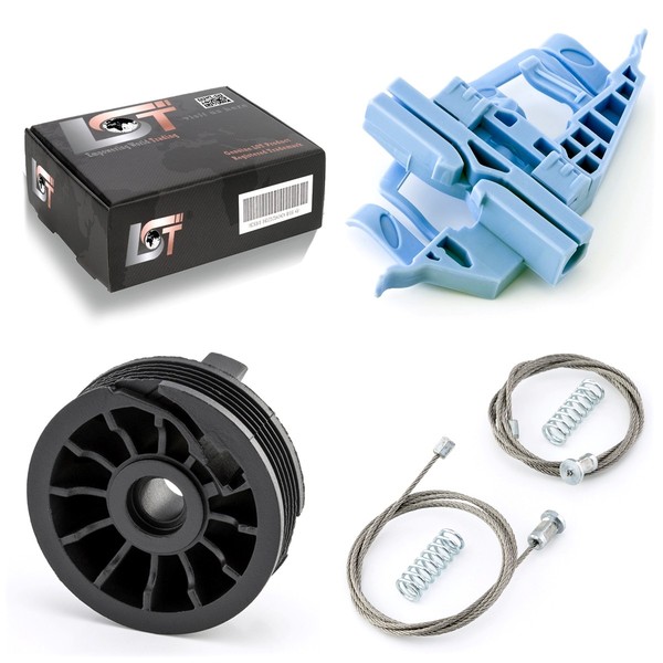 Fensterheber Reparatursatz Set Seilzug Rolle GleitstüCk HR FüR Fiat Doblo II 263-image