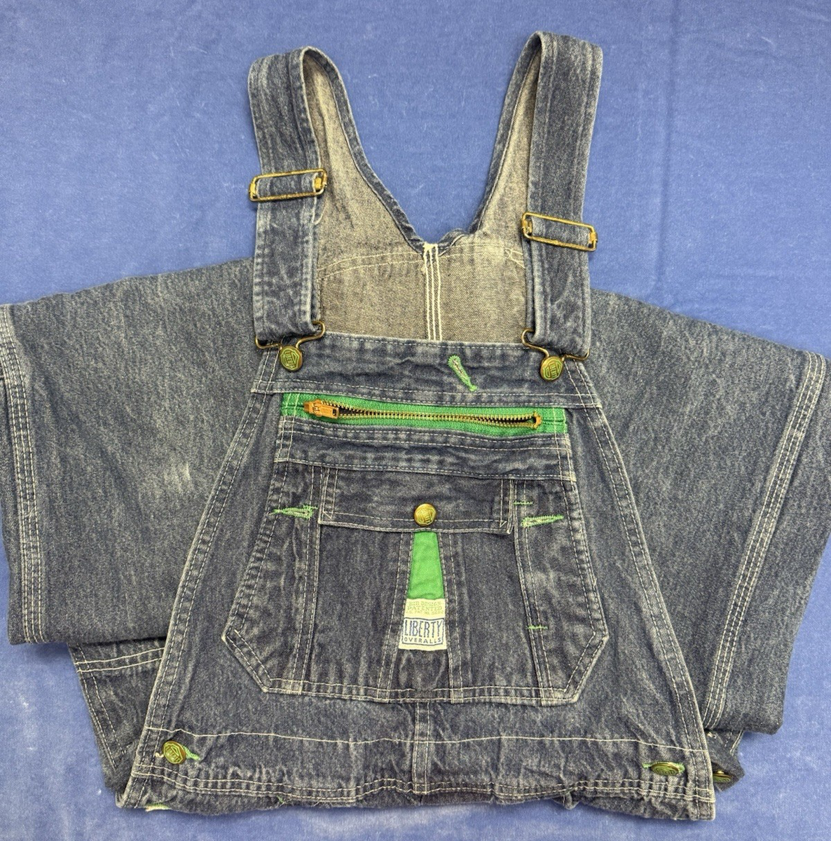 Bib Overalls Vintage Denim Workwear Vintage Key Imperial Denim Bib