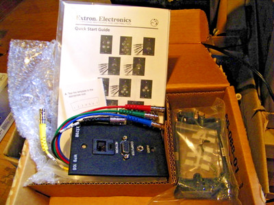 New In Box Extron Electronics WPB 105, 1-Gang BLACK 60-777-11