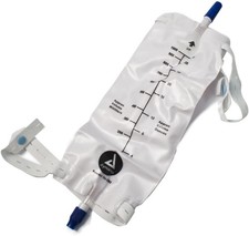 Dynarex Urinary Leg Bag Large, 1000 mL - Pack of 12