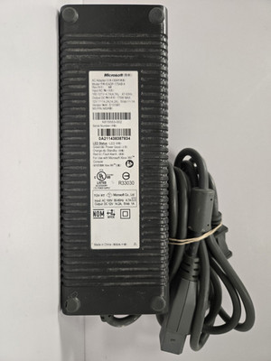 Genuine Microsoft Xbox 360 AC Adapter Power Supply Brick EADP-175ABA 