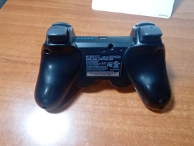 Sony Playstation 3 PS3 DualShock 3 Controller - Black + Cable *TESTED*