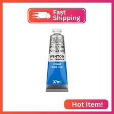 Winsor  Newton Winton Oil Color, 37ml 1.25-oz Tube, Cobalt Blue Hue