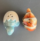 VTG Ceramic Animal Novelty Salt & Pepper Shakers Figurines Clown Fish & Turtle — photo 4