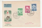 Finland 'FDC' Scott # B101-103 "Turku-Abo 1.4.50"