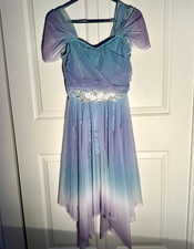 Weissman Women s Pastel Dance Dress Adult Medium Figure Skating with Head Piece