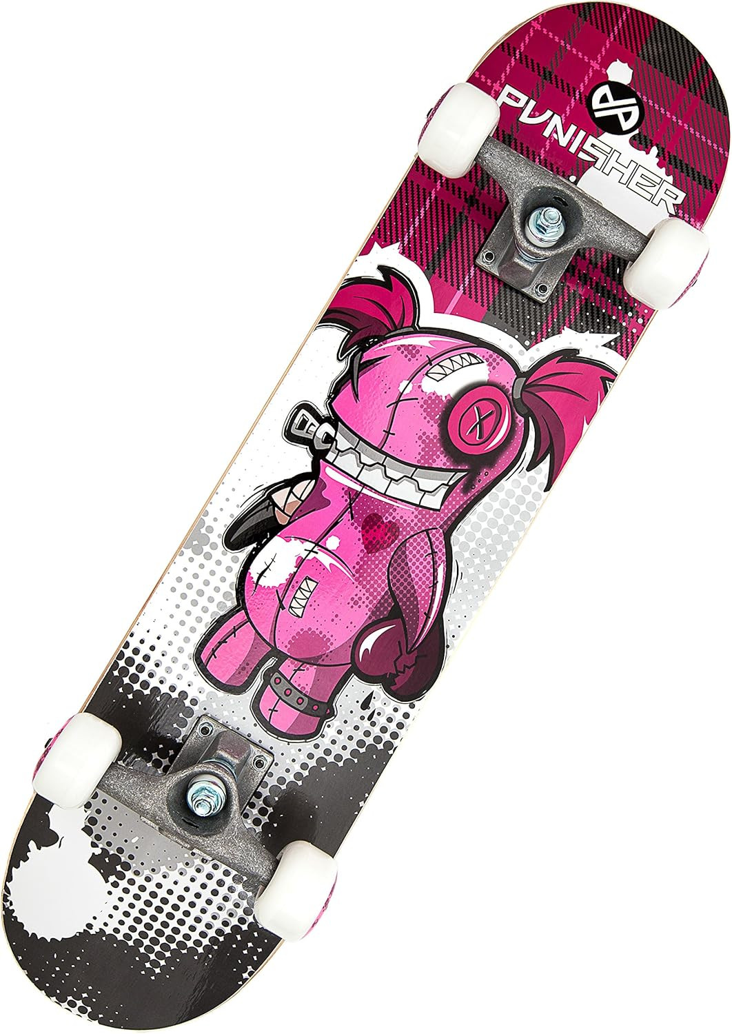 Girls Skateboard Complete with 31.5" X 7.75" Double Kick Concave Deck Canadian M