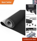 Durable Black Suede Headliner Fabric 54" x 60" - Ideal for Car, Rv, Boat Repairs