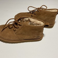 UGG NEUMEL CHESTNUT SUEDE SHEEPSKIN  CHUKKA ANKLE BOOT MENS SIZE 12