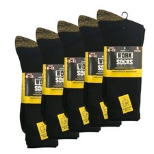 Mens Chunky Work Socks Workwear Boot Socks 5 or 15 pairs UK 6-11 NEW