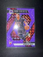 2025 Mosaic Basketball Derrick Rose Purple NBA Greats 217/249