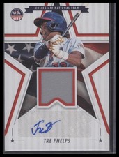 2025 Panini Stars & Stripes USA #SSM-TP Tre Phelps Auto Patch
