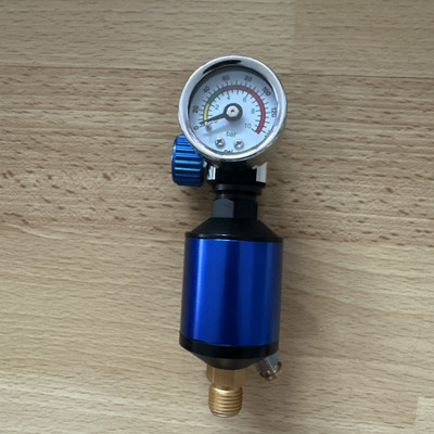 Paint Spray Gun Regulator Gauge & Air Filter G1/4 Threads Oil Water Separator