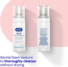 E45 Foaming Face Wash - Daily Cleanser for Dry, Sensitive Skin, 150Ml