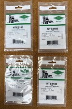 NOS NEW NTE Electronics NTE3185 LED - Clear White Color (ECG3185) 4 Pack