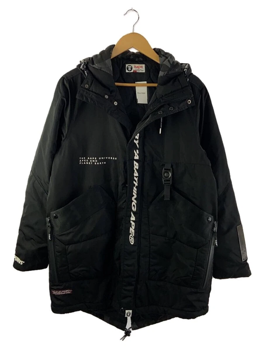 A BATHING APE (BAPE) Giacca imbottitura AAPE BY A BATHING APE nera S usata
