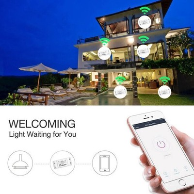 MOES WiFi-Smart Switch Module Light Wireless For Alexa Google APP Remote Control