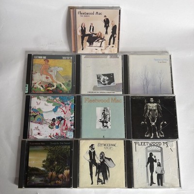 Fleetwood Mac CD Lot Of 10 Self Titled, Rumours, Then Play On, Heroes, Tusk