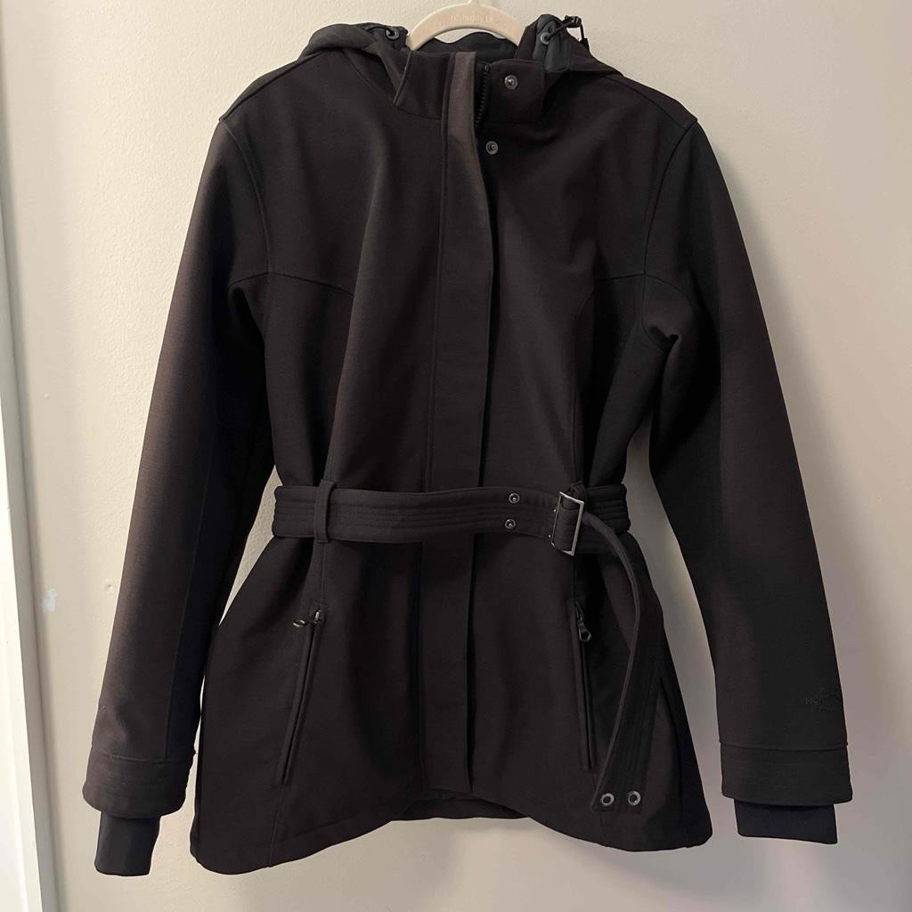 Northface Primaloft long belted weatherproof jack… - image 1