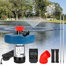 Pond Fountain Aerator 750W -Pond Fountain -1HP 15000 GPH Floating Aerator Pum...
