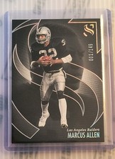 2025 Panini Silhouette Football Marcus Allen 1/149 First On Print Raiders #90