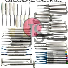 Dental Tooth Extraction Root Elevators Periotome Teeth Extracting Instruments