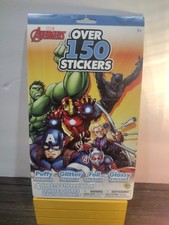 Marvel Avengers Superhero Over 150 STICKERS Puffy, Foil, Glitter, Glossy New