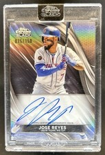 2024 Topps Chrome Black Jose Reyes Auto Autograph Refractor #/150 Mets