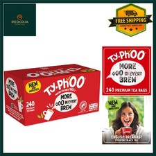 Bold Black Tea Bags - Full Flavoured Classic Blend 240 Count 0.04 per strip