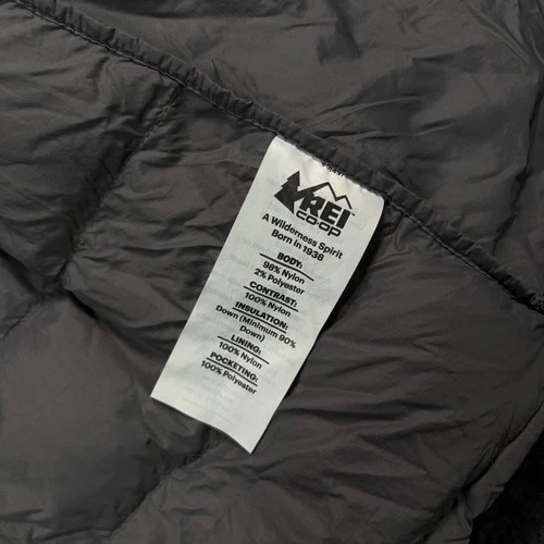 REI Stormhenge 850 Down Jacket Mens Large Black Waterproof Breathable Hooded image 6