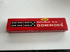 Vintage Box Double Six Dominoes Jaymar Brooklyn New York Complete Set T8261