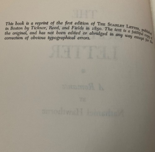 The Scarlet Letter by Nathaniel Hawthorne ICL International Collector's Library - Foto 6 di 8